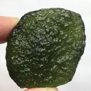 155Ct Moldavite Genuine Raw Moldavite Crystal from Czech Republic PICcertificate