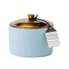 Paddywax - Hygge 5oz. Icey Blue Ceramic Soy Wax Candle with Faux Copper Lid Jasm
