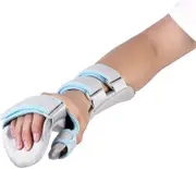 Resting Hand Splint Stroke Hand Orthosis Breathable Orthosis Hand Support Wrist Injury Fracture Fixation Arm Guard (Color : L, Size : Right)