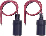 Female Cigarette Lighter Socket Plug 16AWG (2)