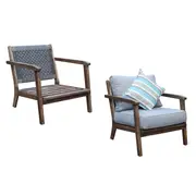 QFurniture The Saigon Armchair Set Natural