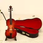 Tiny Violin Keychain Mini Crying Story Teller Miniature with Sound Portable Toy