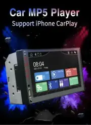 7" Double DIN USB AUX Car Stereo Radio MP5 Player Bluetooth Miiror Link Camera (for: Porsche)