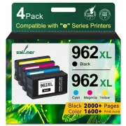 962XL Ink Cartridges for HP 962XL Ink Cartridges Combo Pack Work for HP Offic...