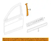CHRYSLER OEM 07-17 Compass Front Door Exterior Trim-Black Out Tape 5116388AA