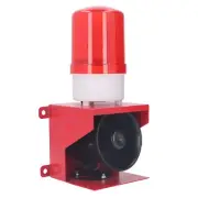 Industrial Siren Alarm 115dB Sound Light Horn Waterproof Emergency Strobe.