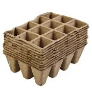 Go Green with 10pcs 12 Hole Biodegradable Paper Tray for Nursery Starters