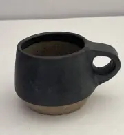 Studio Art Pottery Handmade Small Coffee Espresso Cup Signed SALE!