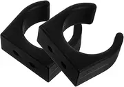 Toddmomy 2pcs Nylon Strap Clamp Fishing Rod Holder Clips Wall Mounted Storage Rack for Yachts Boats Billiards and Snooker Easy Installation for Secure Pipe Fixation