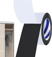 Furniture Strip, Protective Bumper Guards | Adhesive Wall Protector, Roll of Cuttable Foam Strip, Portable Bumper for Furniture, Drawers, Tables