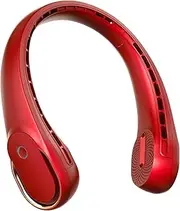 FrSara Portable Neck Fan,Bladeless Neck Fan,5200mAh,Long Endurance,Strong Wind Power,360° Surrounding Cooling,Comfortable,Not Easy to Fall Off,Rechargeable,Adjustable in 3 Levels