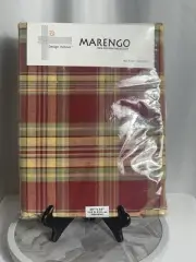 NWT Marengo Redrock Plaid Cotton Tablecloth 60”x84” Oblong Design Weave Mervyn's