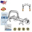 Elegant Chrome Wall-Mounted Faucet with 360° Swivel and Water Saving Features