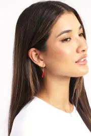 Red Red Chili Earrings - Size ONE, Women's Ring