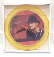 Freddy Kruger 7" Gold novelty wall/desk clock Brand New Nightmare On Elm Street