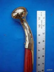 OFFICER’S SWAGGER STICK Morning Walk Metal Ball Light Weight Timber Brass Swagge