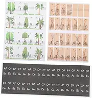 GOOHOCHY Beginner Piano Stickers 2 Sheets Professional Piano Keyboard Decals Waterproof No Adhesive Anti-Sweat
