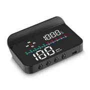 wiiyii M19 Heads Up Display for Cars, GPS Digital Speedometer with Speed MPH, Windshield Projection for All Vehicles