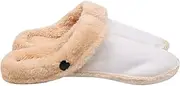 JEWEDECO 1 Pair Velvet Lined Shoe Covers Warm Plush Shoe Inserts Insoles Warm Hey Soft Fluffy Inserts Fuzzy Slipper Cushion Cushions Winter Line Fluffy Insoles Men Fur Liners Black Plush
