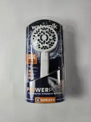 Waterpik POWER PULSE Powerful Hand-Held MASSAGING SHOWER HEAD With 6 Sprays NEW!