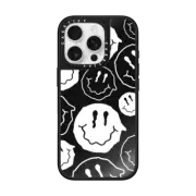 iPhone 16 Pro Mirror Case MagSafe Compatible White Smile