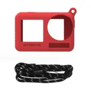 Silicone Lens Cover Sport Camera Protective Case Hanging Rope For OSMO ACTION4/3