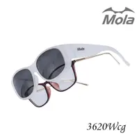 在飛比找momo購物網優惠-【MOLA 摩拉】近視外掛式偏光太陽眼鏡 UV400 POL