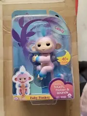 New Wowwee Fingerlings Interactive Baby Monkey Toy - Candi 40+ Sounds