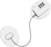 BESTonZON Safety Lock Fridge Proof Garage Rechargeable Latch Cabinet Locker Freezer Kitchen Mini Door Smart Knob Alarm Combination Refrigerator Outlet Key Oven Locks White