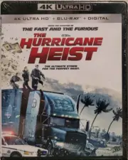 The Hurricane Heist 2-Disc 4K UHD + Blu-Ray Set) Toby Kebbell - New, Sealed!