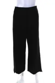 Proenza Schouler Womens Stretch Suiting Tuxedo Pants Trousers Black Size 10