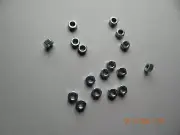 METRIC HEX NUTS. M8-1.0 ZINC. 20 PCS. NEW
