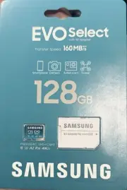 Samsung 128GB Micro SD Card EVO Select with SD Adapter New Sealed