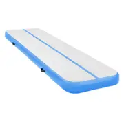 Powertrain 4m Airtrack Tumbling Mat Gymnastics Exercise 20cm Air Track - Blue