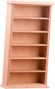 Totority Miniature Wooden Cabinet Model 1/12 Scale Mini Furniture Safe Edges for Boys and Girls' Room Dec