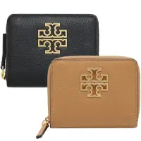 在飛比找momo購物網優惠-【TORY BURCH】BRITTEN簍空大LOGO皮革零錢