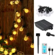 Globe String Lights with Remote Control 8 Lighting Modes and 4 Levels of Brig...