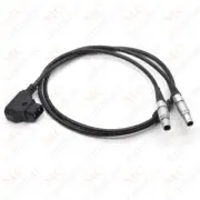 DTAP to double 0B 2pin plug Power Adapter Cable For Teradek Bolt Pro 1000/3000ft