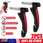 Car Door Handle Disability Elderly Standing Aid Cane Flashlight Glass Breaker