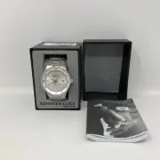 Kenneth Cole Reaction Watch KC3527 Water Resistant New With Box And Manual