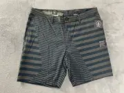 VOLCOM STONE GRAPHITO SHORTS Men’s Sz 36 Blue Gray Stripe Casual Walking NWT NEW