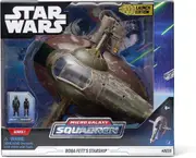 STAR WARS Deluxe Vehicle (8" Vehicle & Figure) Boba Fett's Ship W1