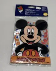 1997 Wilton Mickey Mouse Lollipop Treat Candy Bags with Ties