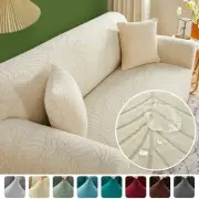 Thick Jacquard Sofa Cover Living Room 1/2/3/4 Seater Elastic Sofa Cover L-shaped