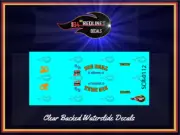 1/64 '55 Chevy Big Deal Gasser' BLACK Replica Decal SCR-0112