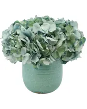 Creative Displays Teal Hydrangea Floral Arrangement