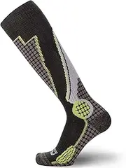 Pure Athlete High Performance Wool Ski Socks - Outdoor Wool Skiing Socks, Snowboard Socks