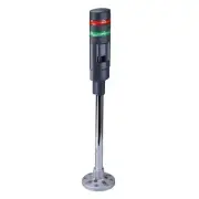 IDEC Red/Green Stack Light LED Tower with Sounder & Flasher Pole Mount 24VAC/DC