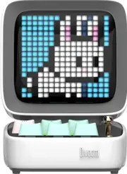 Divoom Ditoo-Pro Retro Pixel Art Bluetooth Speaker-White