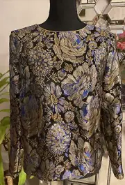 roberto cavalli blouse Size 42 NWT Org $350